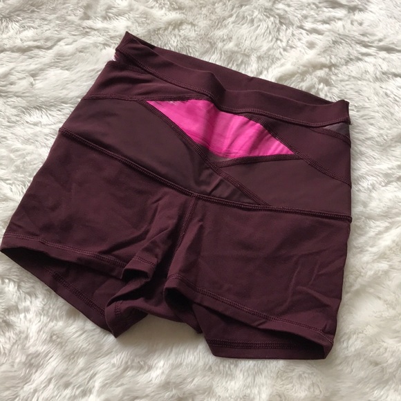 lululemon athletica Pants - LULULEMON HIGH WAISTED BIKER SHORTS